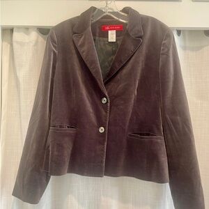 Vintage Ann Klein Velour Blazer SZ 8